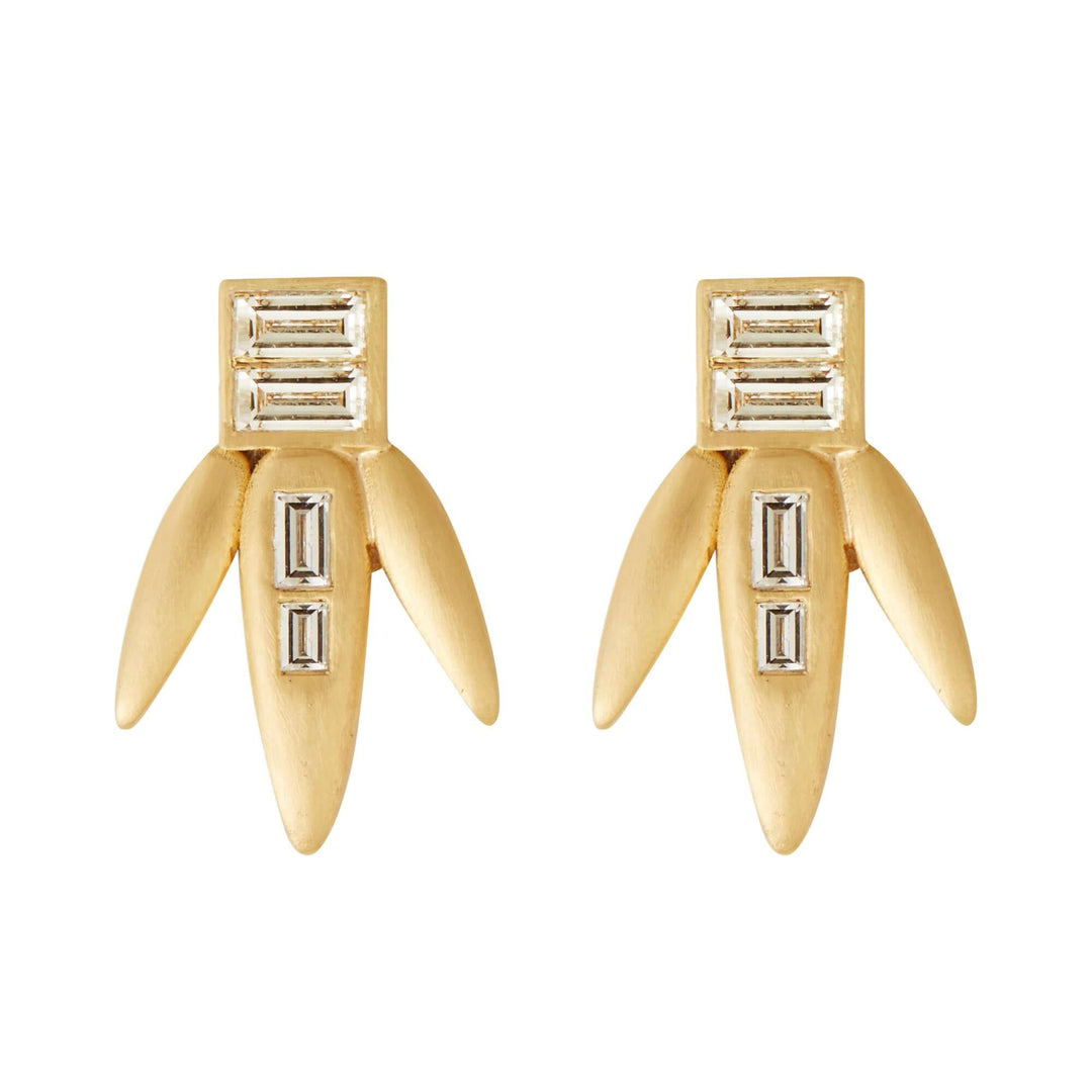 Grass Straw Studs Y - D - Grass - Ileana Makri