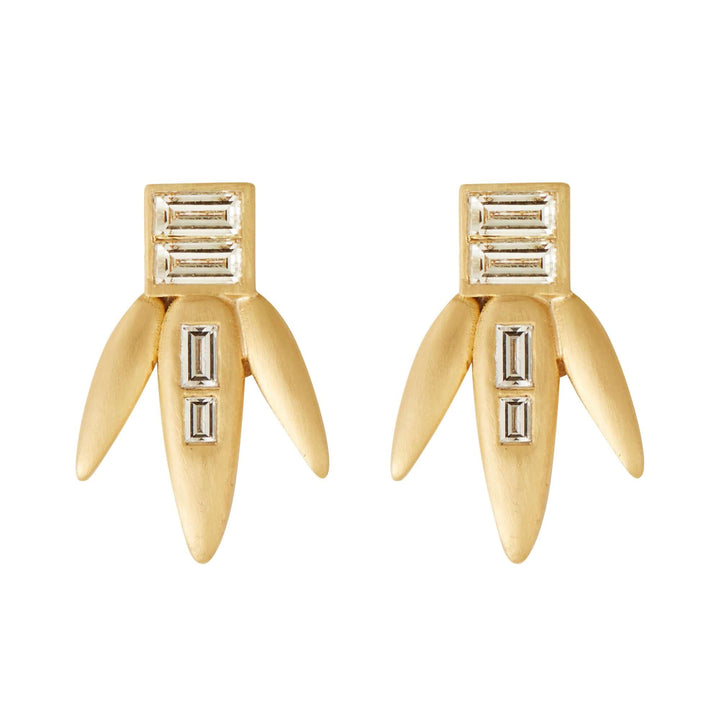 Grass Straw Studs Y - D - Grass - Ileana Makri