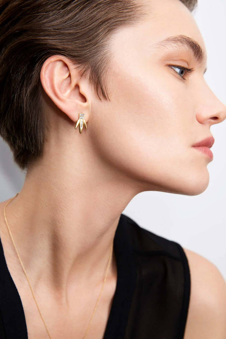 Grass Straw Studs Y - D - Grass - Ileana Makri