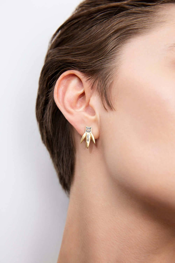 Grass Straw Studs Y - D - Grass - Ileana Makri
