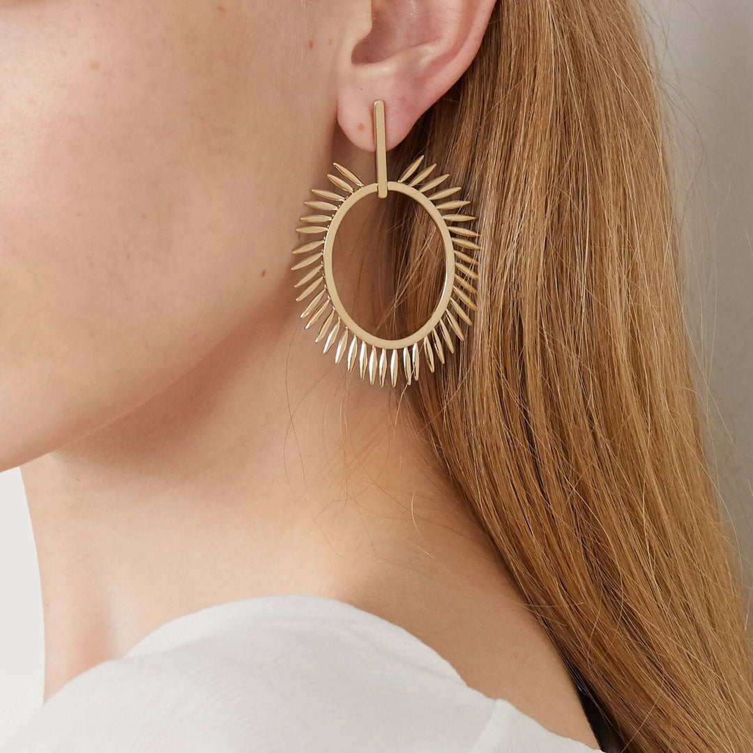 Grass Sunny Earrings - Grass - Ileana Makri