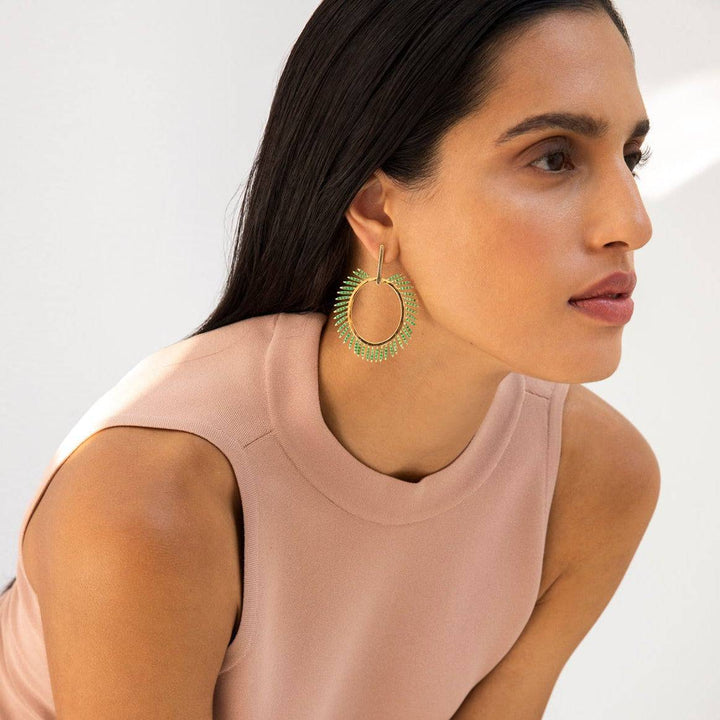 Grass Sunny Earrings Y - EM - Grass - Ileana Makri