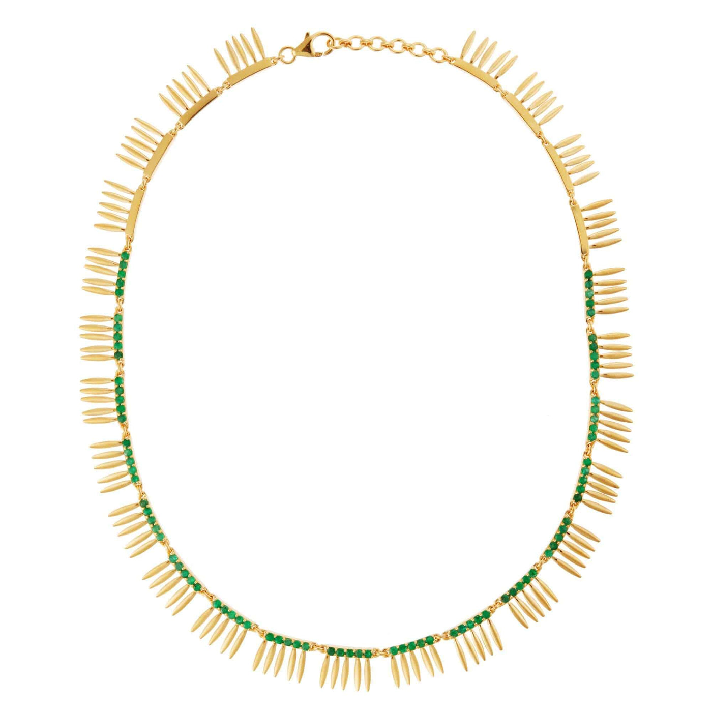 Grass Sunny Leaves Necklace Y-EM - Grass - Ileana Makri store