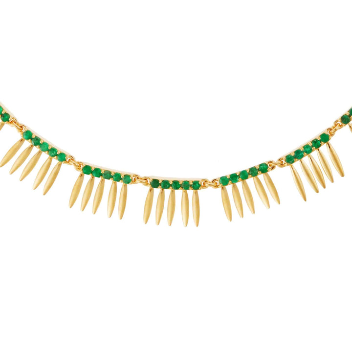Grass Sunny Leaves Necklace Y - EM - Grass - Ileana Makri