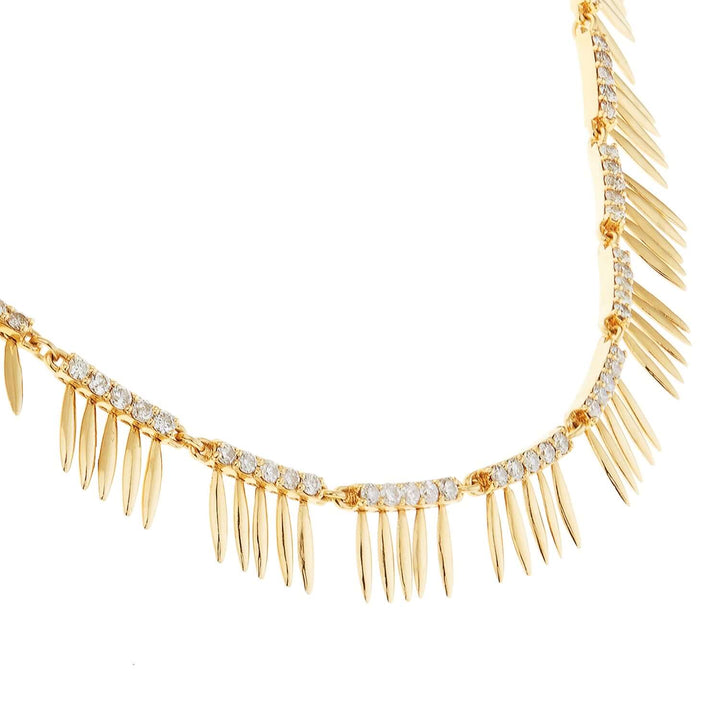Grass Sunny Leaves Necklace Υ - Lchd - Grass - Ileana Makri