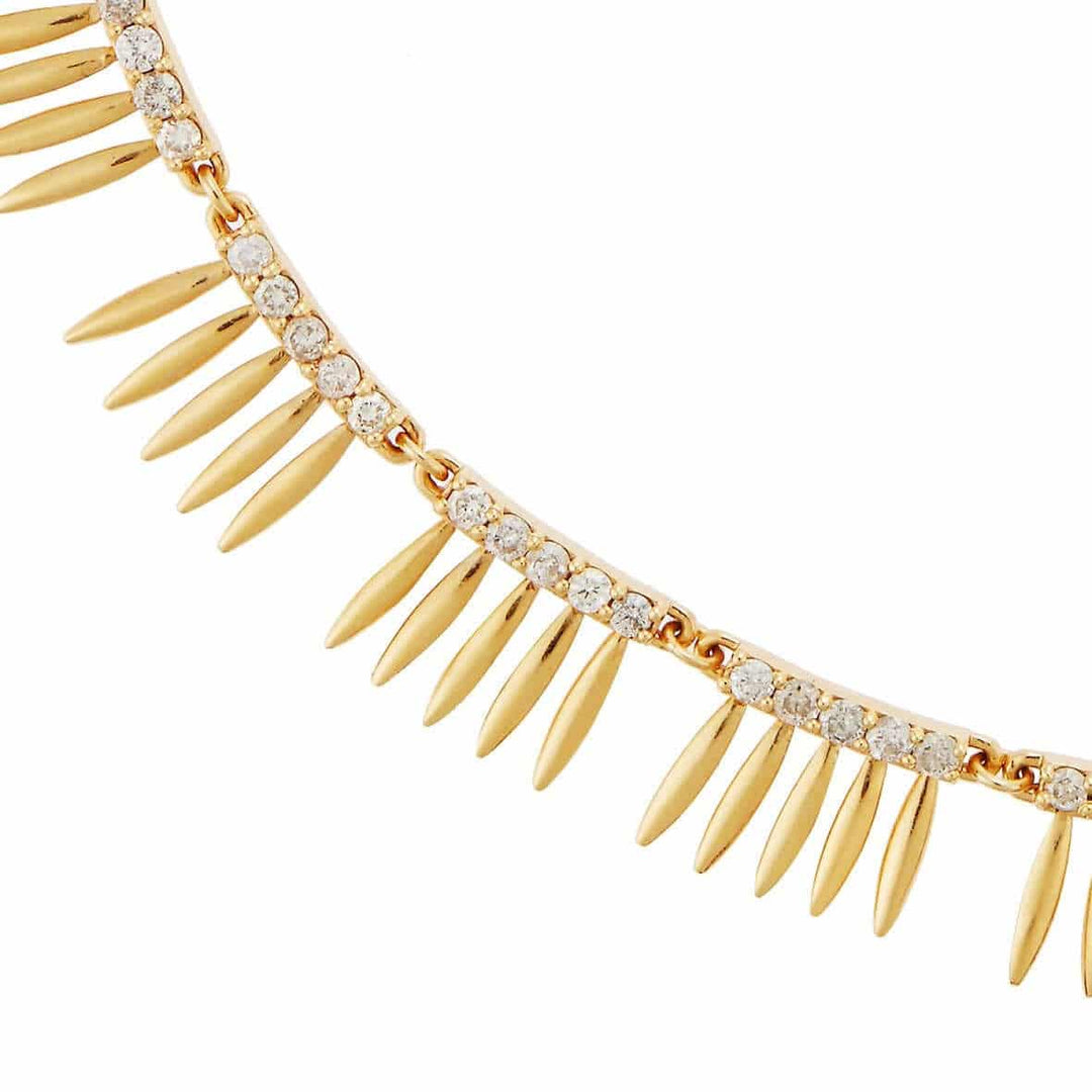 Grass Sunny Leaves Necklace Υ - Lchd - Grass - Ileana Makri