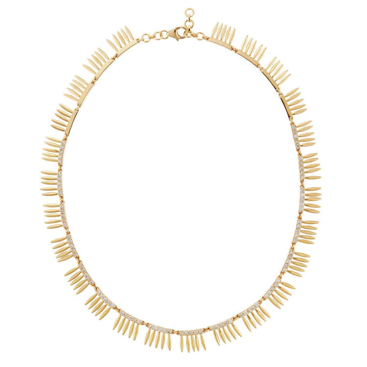 Grass Sunny Leaves Necklace Υ - Lchd - Grass - Ileana Makri