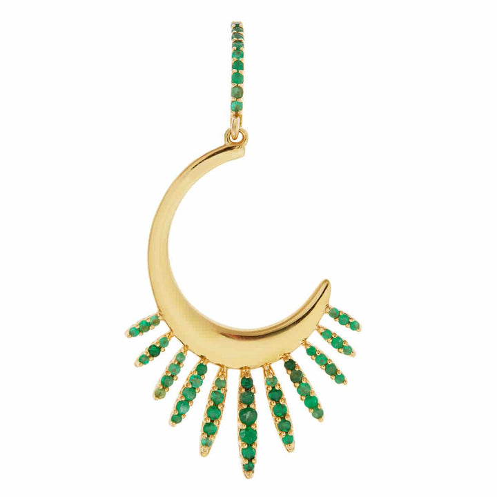 Grass Sunrise Leaves Earrings - Grass - Ileana Makri