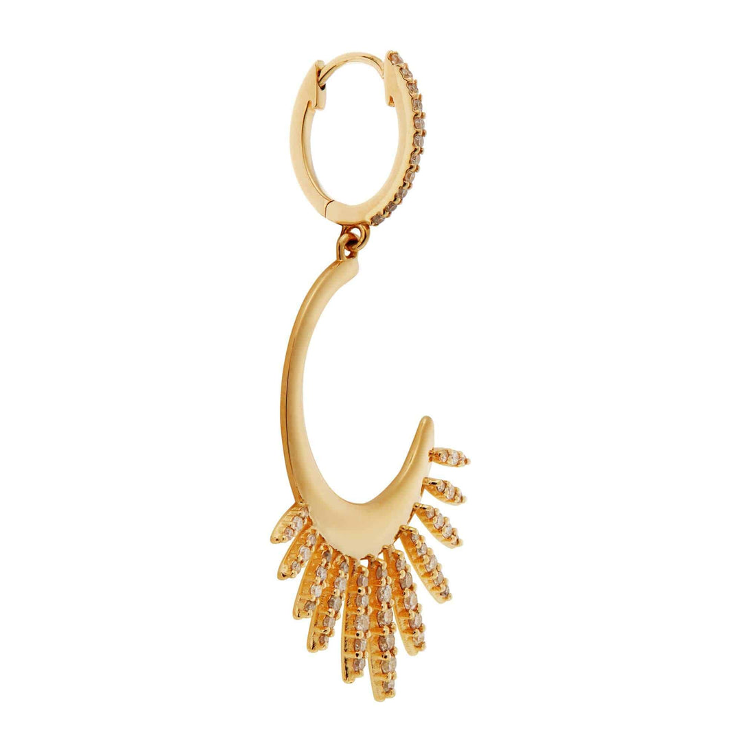 Grass Sunrise Leaves Earrings Y - CHD - Grass - Ileana Makri