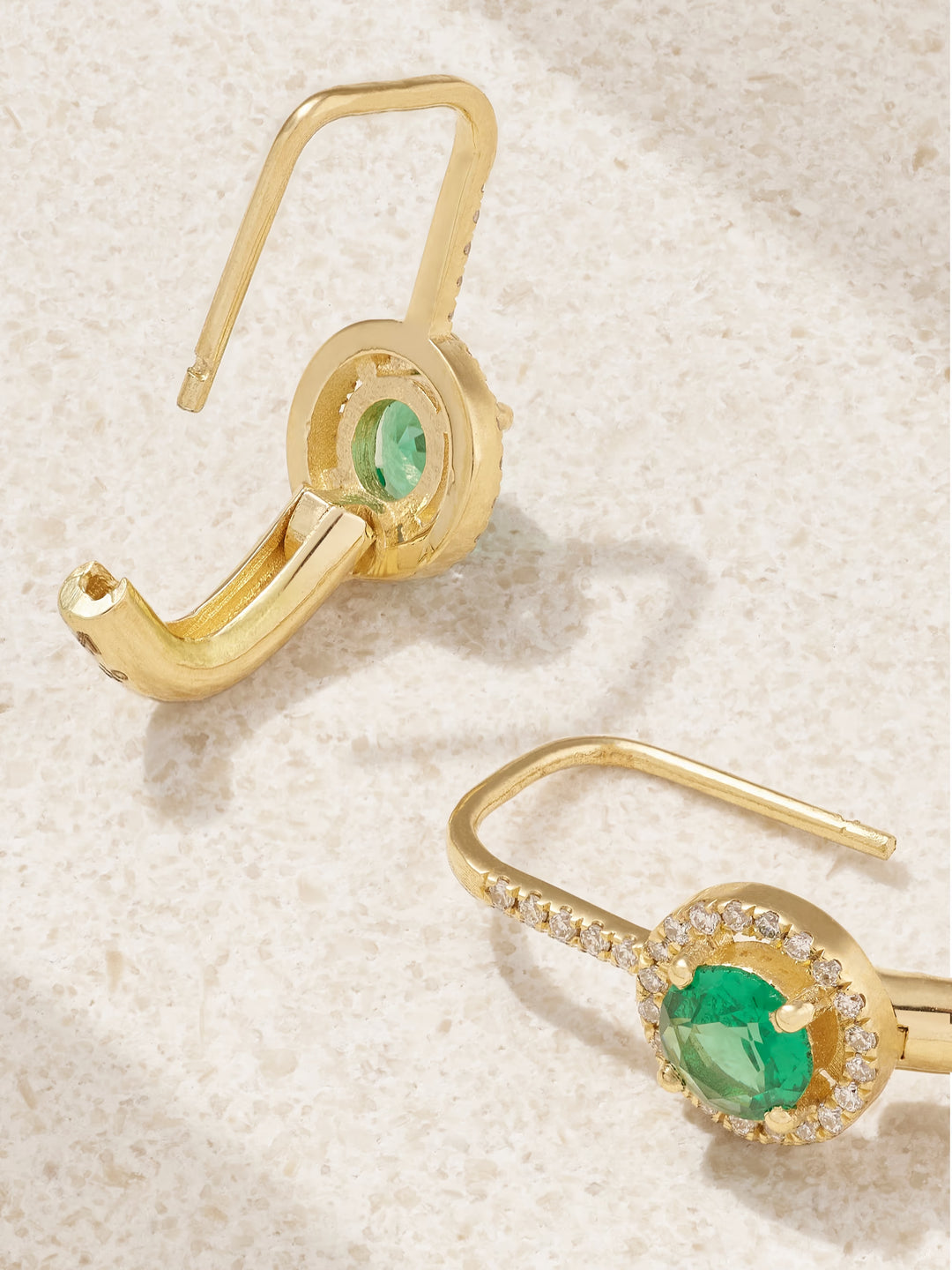 Emerald Whisper Earrings