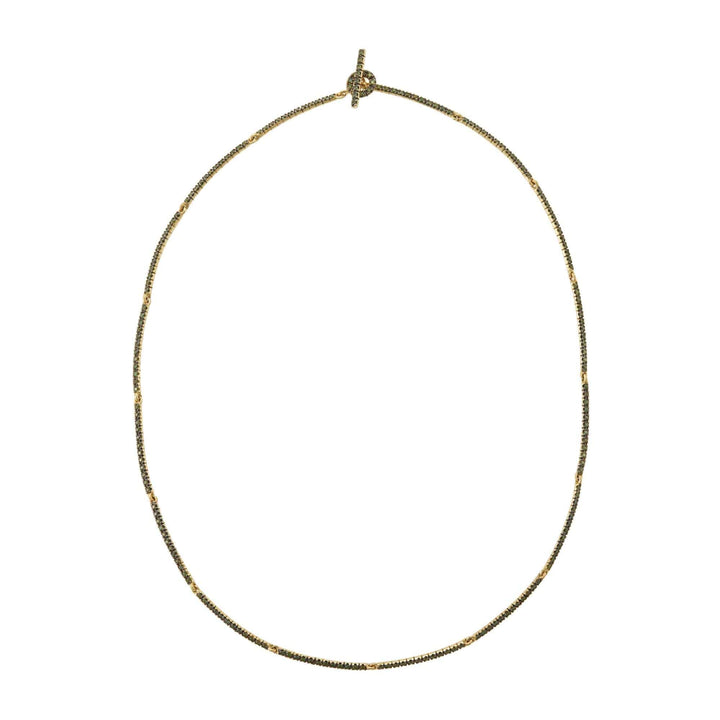 Green Diamond Riviera Necklace - Classic - Ileana Makri