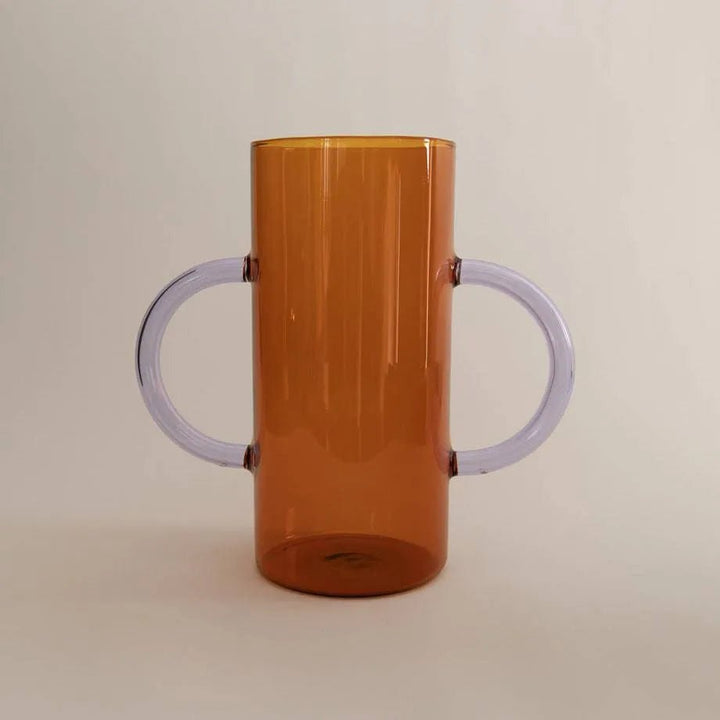 Handle Vase | Amber & Lilac - Sophie Lou Jacobsen - Ileana Makri