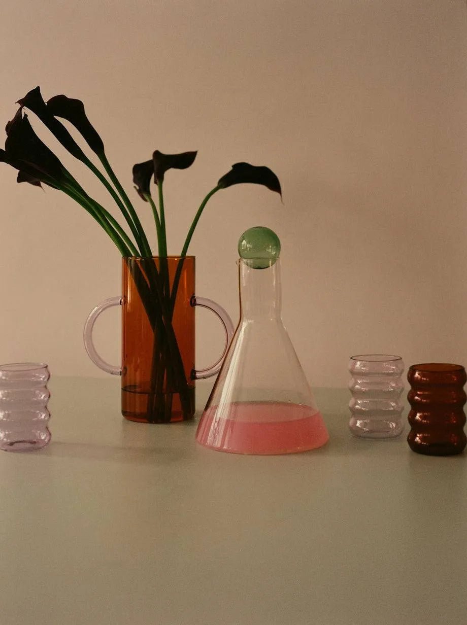 Handle Vase | Amber & Lilac - Sophie Lou Jacobsen - Ileana Makri