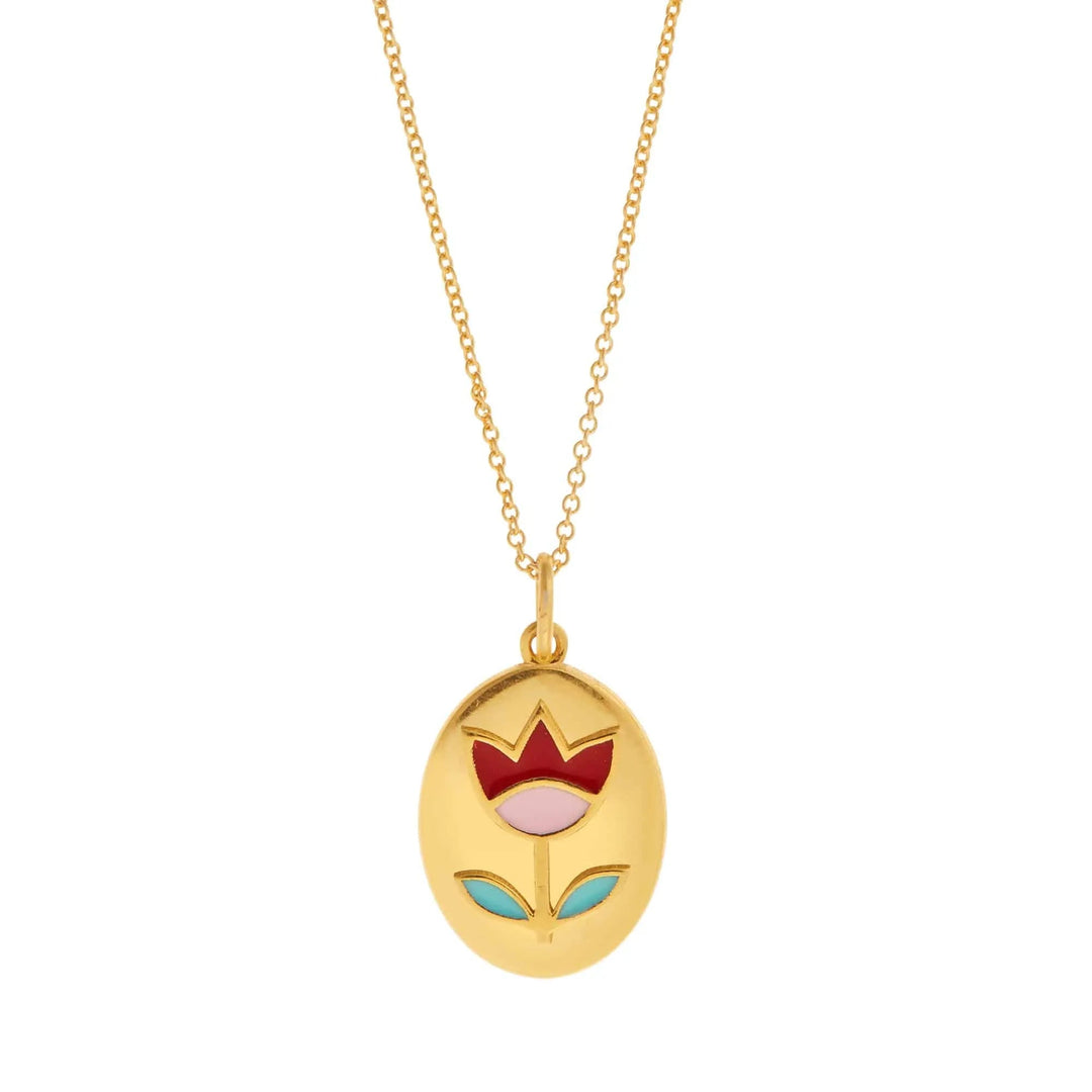Happy Flower Pendant - Eye M Flower Power - Ileana Makri