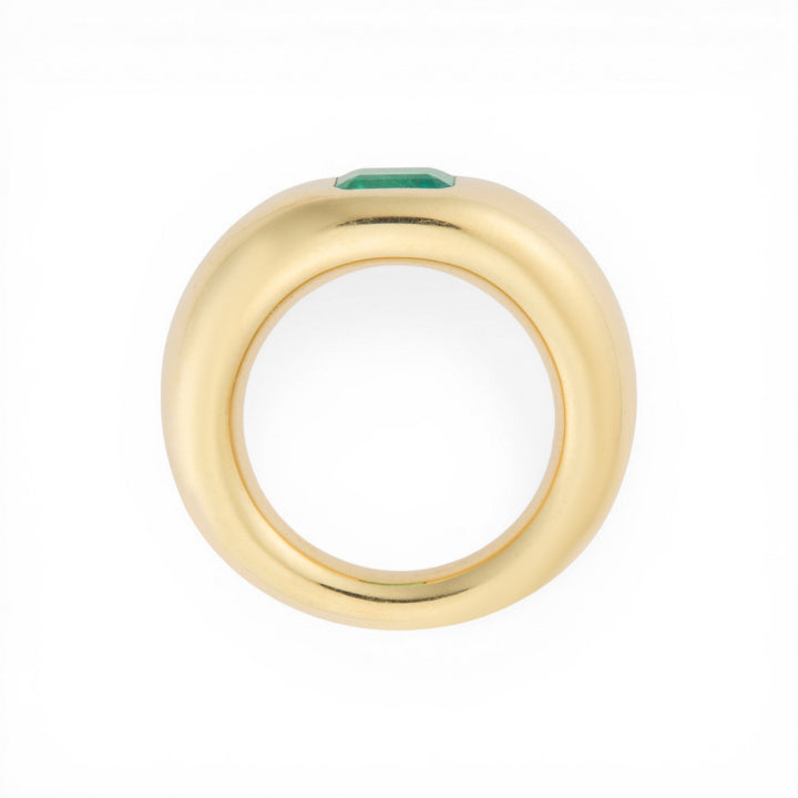 Havana Ring with Cushion Emerald - One of a Kind - Ileana Makri