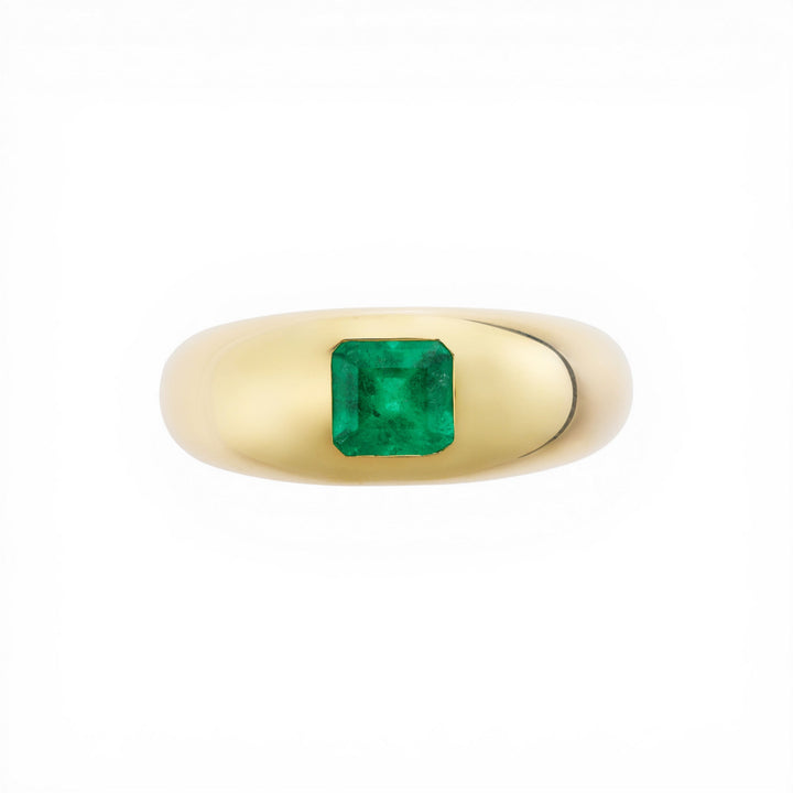 Havana Ring with Cushion Emerald - One of a Kind - Ileana Makri