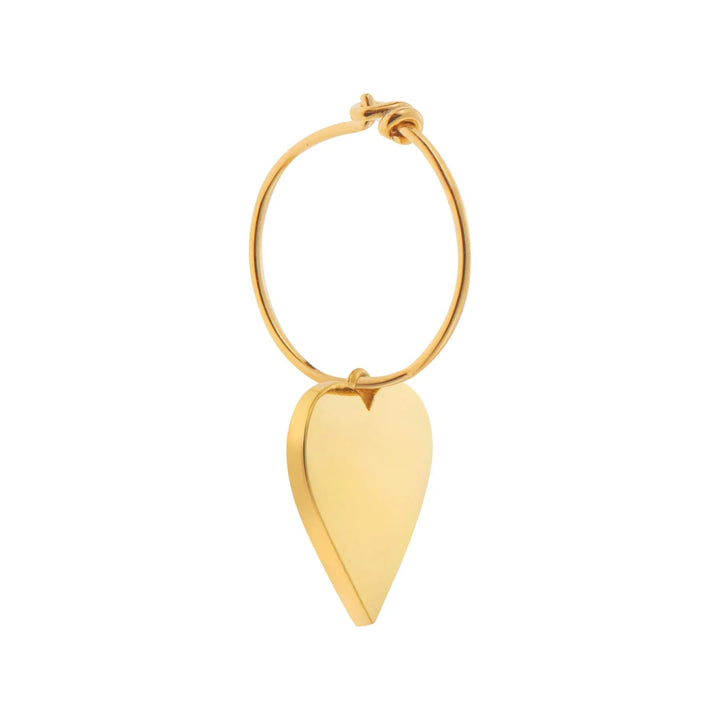 Heart Beat Hoops Red - Eye M Hearts - Ileana Makri