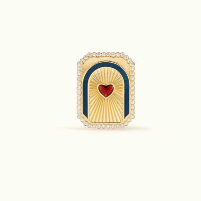Heart Mini Scap Ring - Marie Lichtenberg - Ileana Makri store