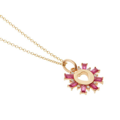 Heartburst Ruby Pendant - Eye Love - Ileana Makri store