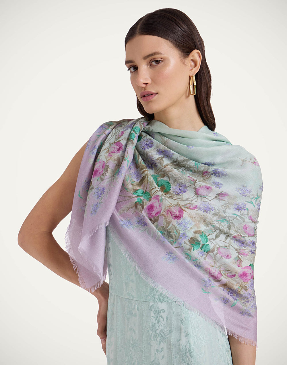 Heath Placée Mint Foulard - La Double J Accessories - Ileana Makri