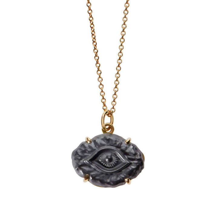 Hematite Evil Eye - Exclusive - Ileana Makri