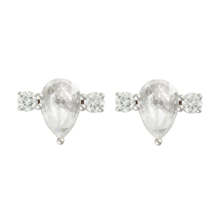 Honey Studs W - D - Bridal - Ileana Makri