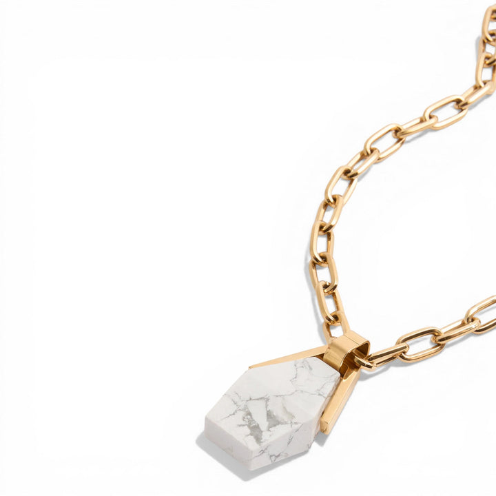 Howlite Portal Necklace - La Double J Accessories - Ileana Makri