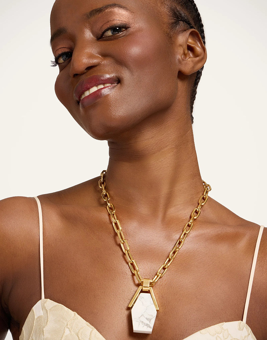 Howlite Portal Necklace - La Double J Accessories - Ileana Makri