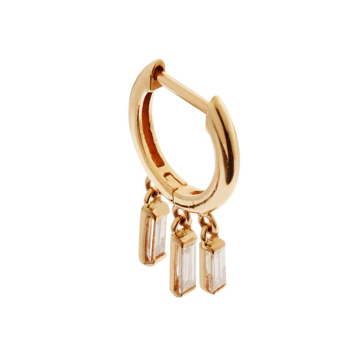 Hug Baguette Hoops Y - D - Grass - Ileana Makri