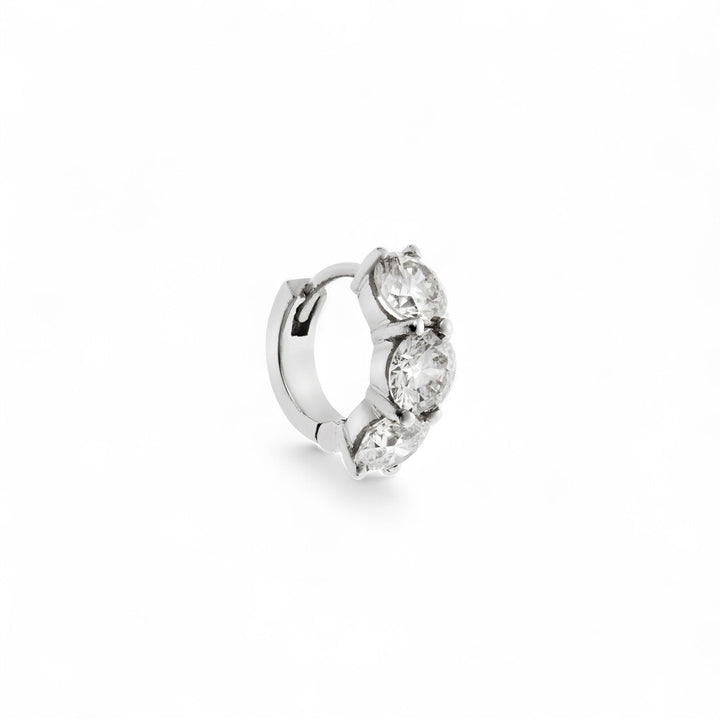 Huggie Hoops Diamond - Cascade - Ileana Makri
