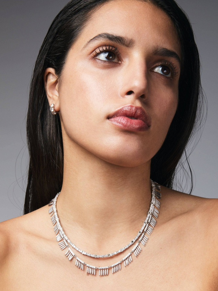 Huggie Hoops Diamond - Cascade - Ileana Makri