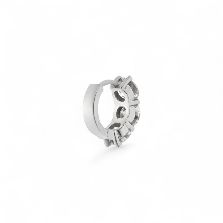Huggie Hoops Diamond - Cascade - Ileana Makri