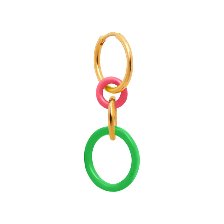 Hula Hoop Pink Green - Eye M Neon Rocks - Ileana Makri