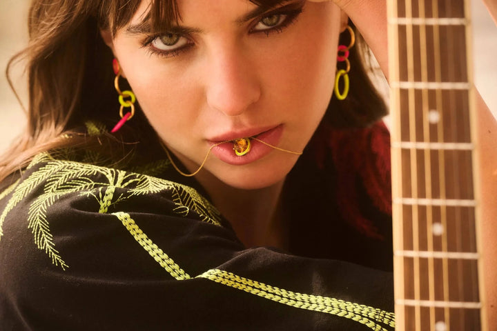 Hula Hoop Pink Yellow - Eye M Neon Rocks - Ileana Makri