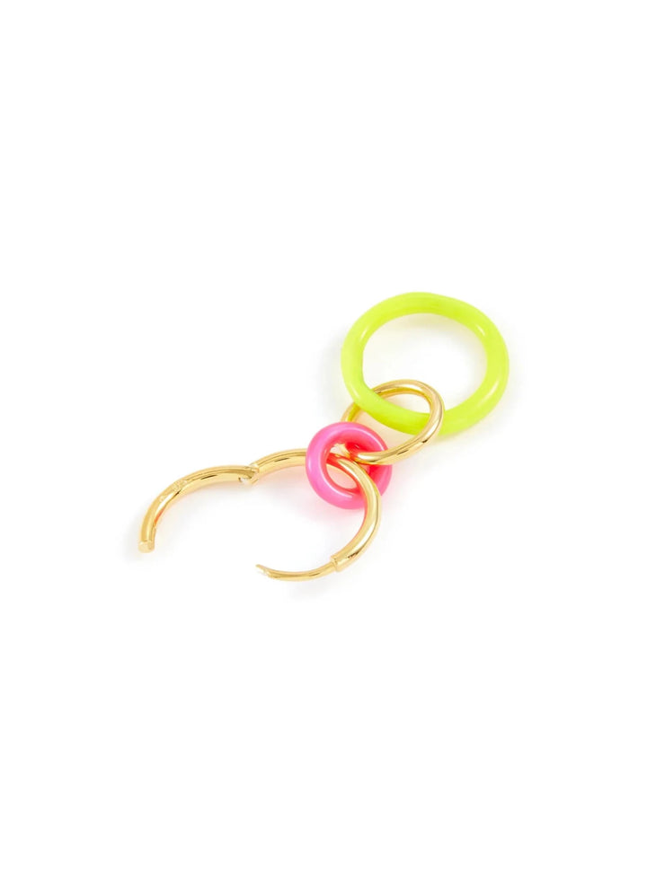 Hula Hoop Pink Yellow - Eye M Neon Rocks - Ileana Makri