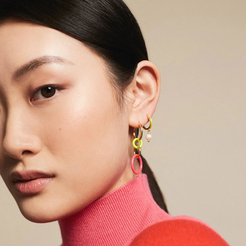 Hula Hoop Yellow Pink - Eye M Neon Rocks - Ileana Makri