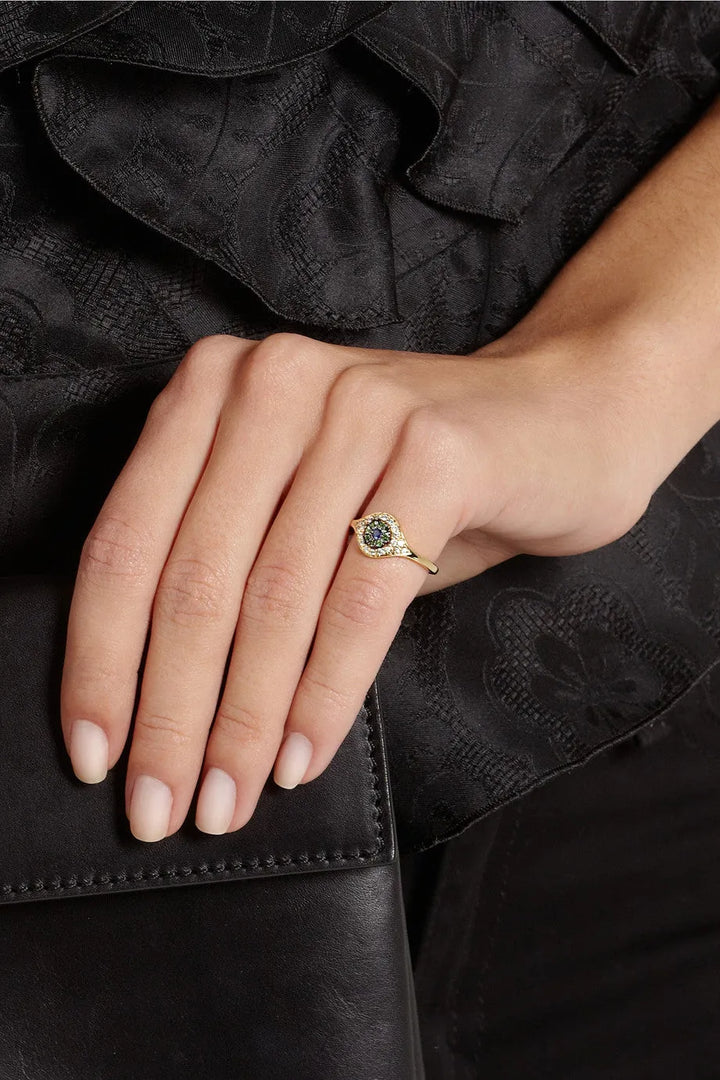 Cats Eye Ring Y-D-Ts-Bs