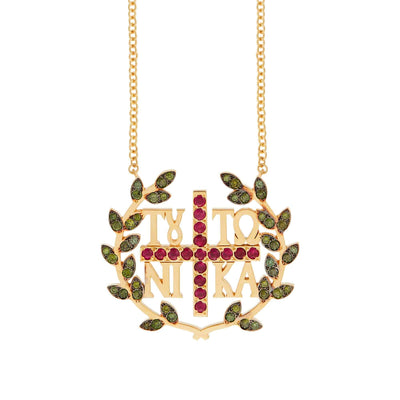 In this sign conquer Necklace - 1821 Liberty - Ileana Makri store