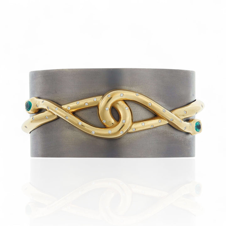 Infinity Snakes Cuff