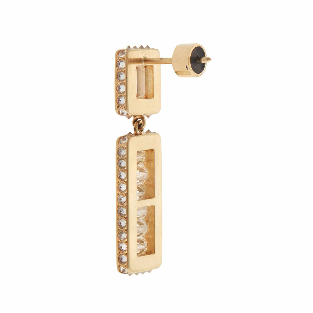 Inverted Oblong Tile Earrings Y - D - Tile - Ileana Makri