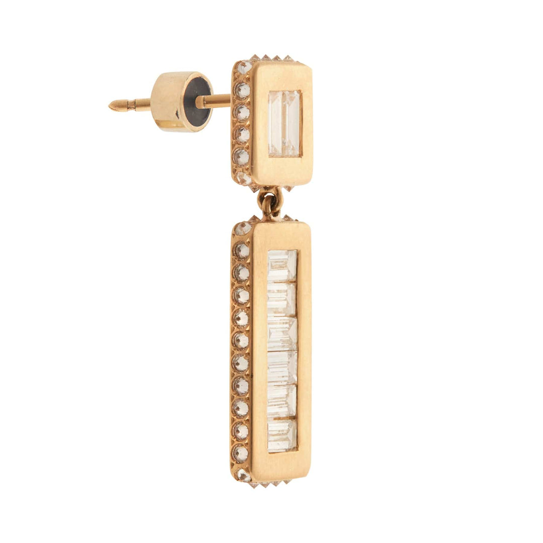 Inverted Oblong Tile Earrings Y - D - Tile - Ileana Makri