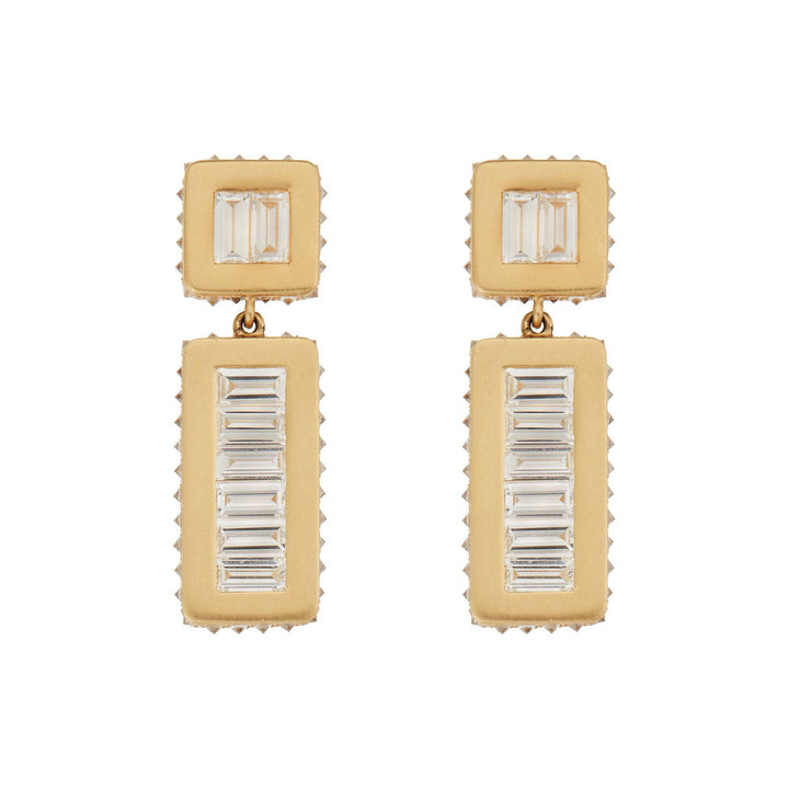 Inverted Oblong Tile Earrings Y - D - Tile - Ileana Makri