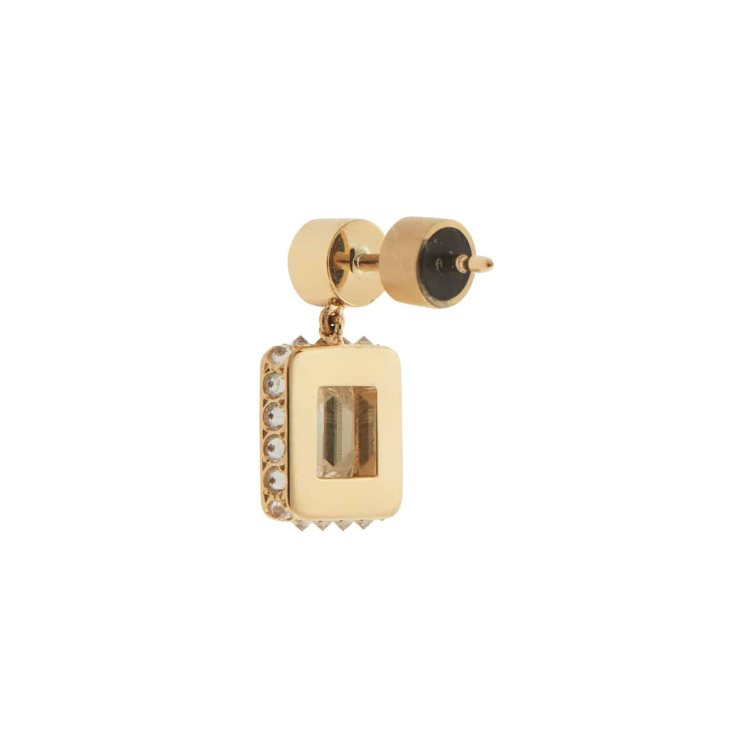 Inverted Small Tile Earrings Y - D - Tile - Ileana Makri