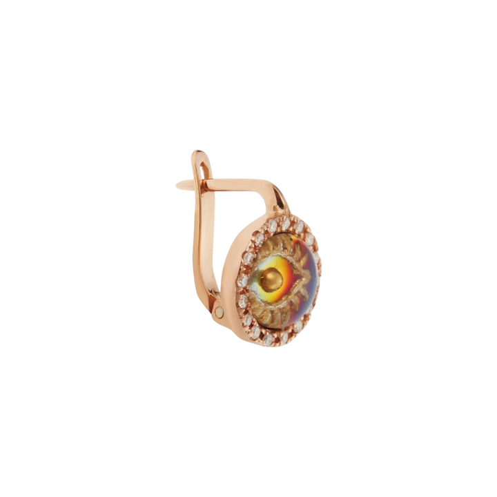 Iredescent Eye Earings - D - EVIL EYE - Ileana Makri