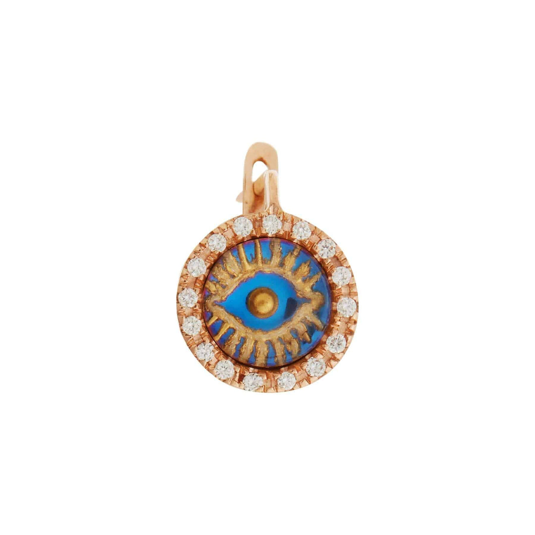 Iredescent Eye Earings - D - EVIL EYE - Ileana Makri