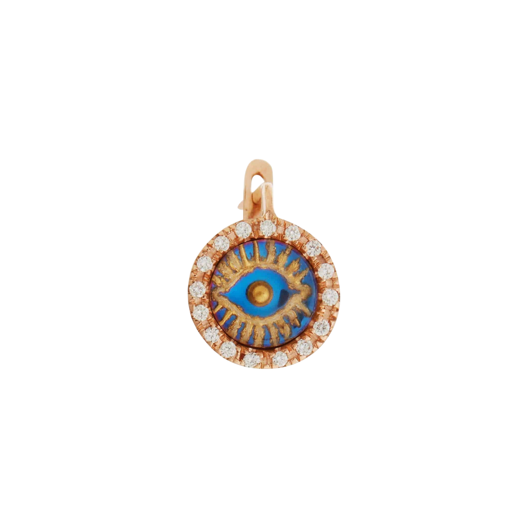 Iredescent Eye Earings - D - EVIL EYE - Ileana Makri