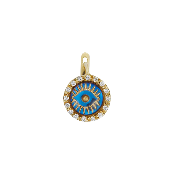 Iredescent Eye Earings - D - EVIL EYE - Ileana Makri
