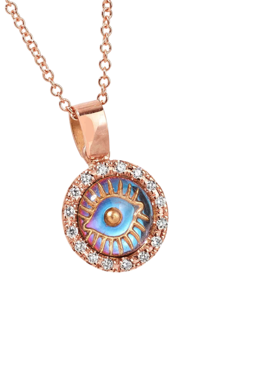 Iridescent Evil Eye Pendant P - D - EVIL EYE - Ileana Makri