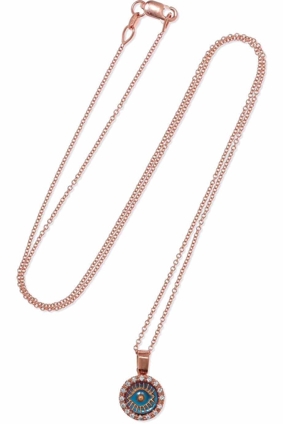 Iridescent Evil Eye Pendant P - D - EVIL EYE - Ileana Makri
