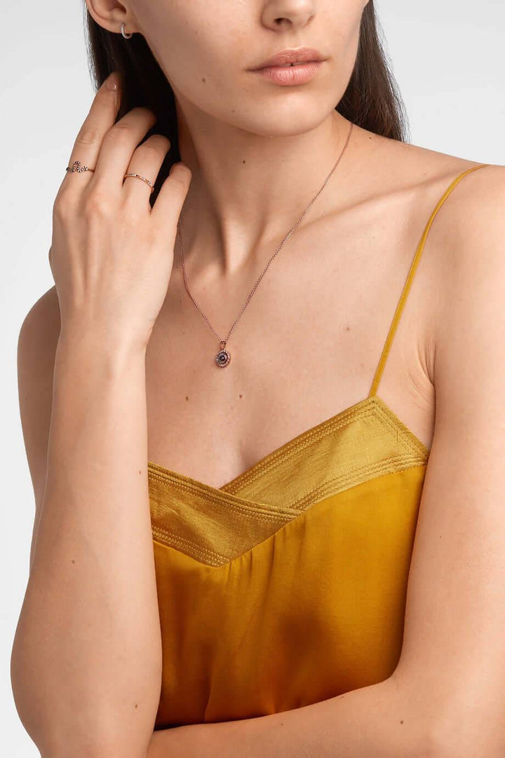 Iridescent Evil Eye Pendant P - D - EVIL EYE - Ileana Makri